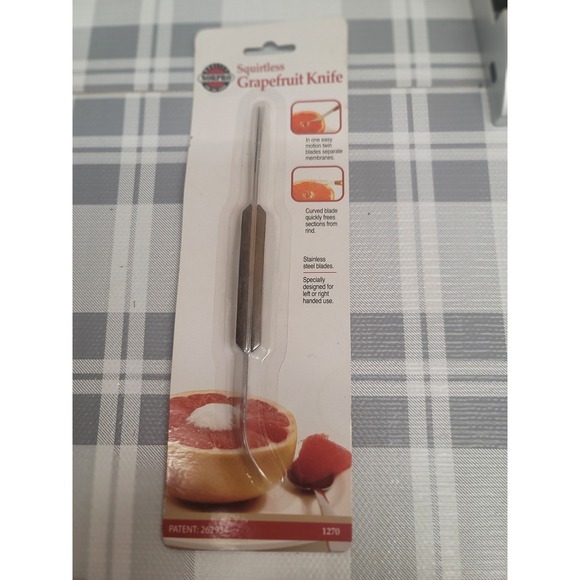 Norpro Squirtless Grapefruit Knife Stainless Steel Serrated Blade Kitchen Tool - Picture 1 of 3